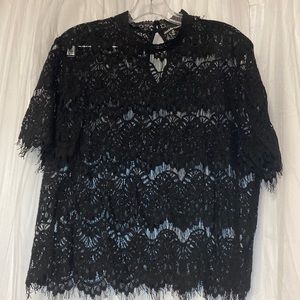 Lace/ see through top. Size 2x